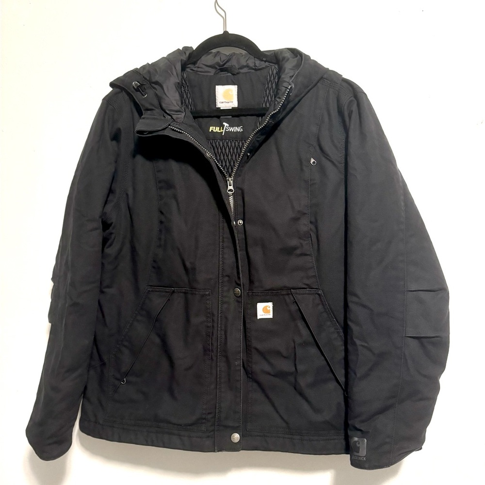 Carhartt Women’s Black Full Swing Cryder Jacket - L (12/14)
